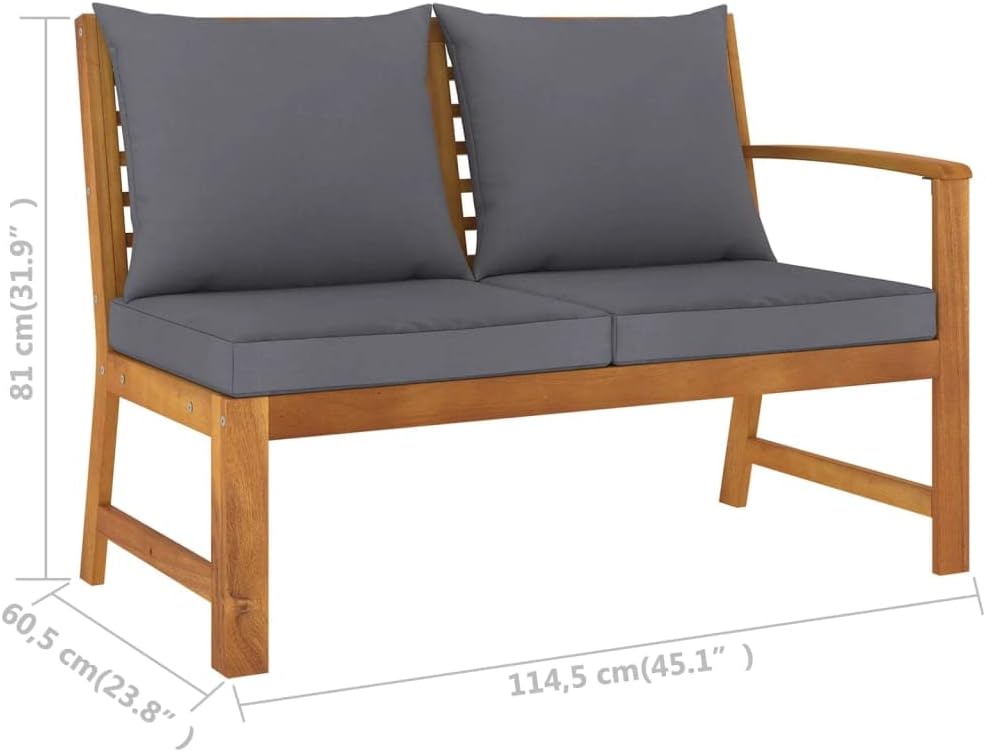 ☀️ Waterproof Seat & Back Cushions 🌿 Garden Furniture Comfort Set