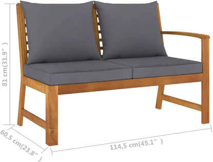 ☀️ Waterproof Seat & Back Cushions 🌿 Garden Furniture Comfort Set