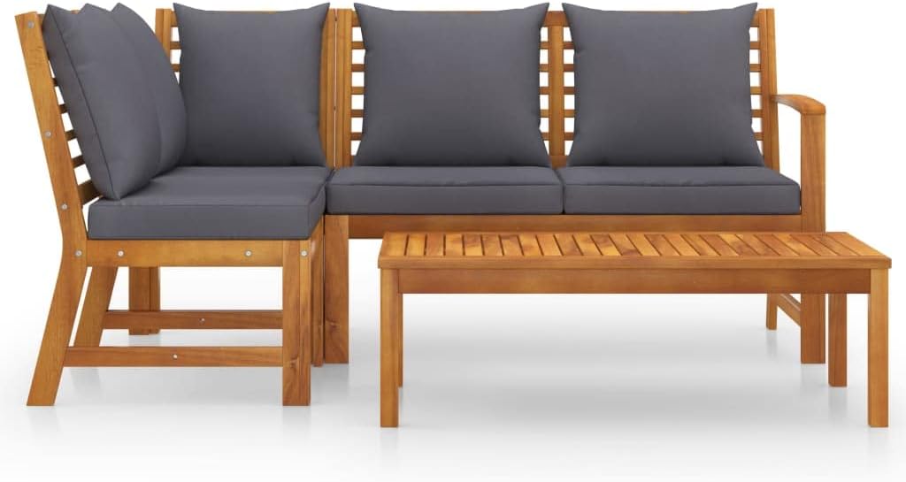 ☀️ Waterproof Seat & Back Cushions 🌿 Garden Furniture Comfort Set