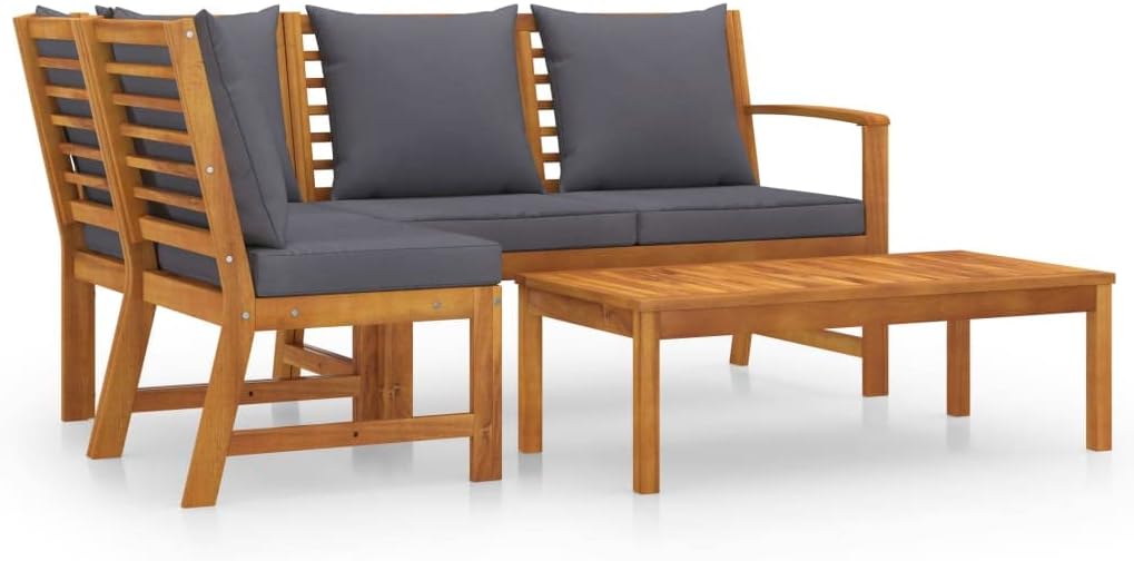 ☀️ Waterproof Seat & Back Cushions 🌿 Garden Furniture Comfort Set