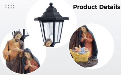 Nativity Garden Statue ✨⛪ | Outdoor Praying Figurine Decor 🌿🌙