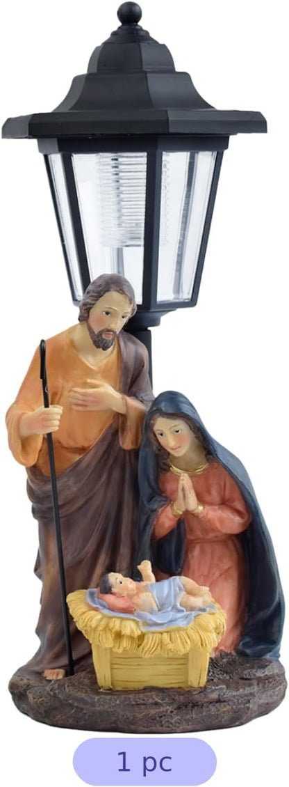Nativity Garden Statue ✨⛪ | Outdoor Praying Figurine Decor 🌿🌙