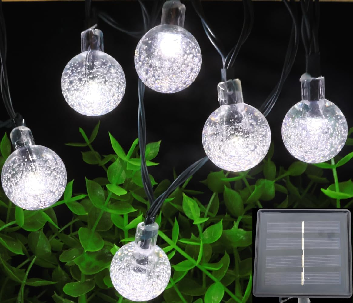 Crystal Garden Lights ✨💡 | Outdoor Waterproof Fairy Lanterns 🌙🌿