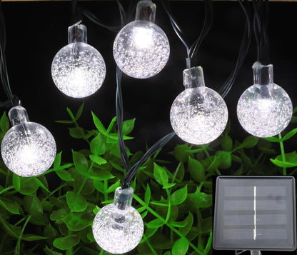 Crystal Garden Lights ✨💡 | Outdoor Waterproof Fairy Lanterns 🌙🌿