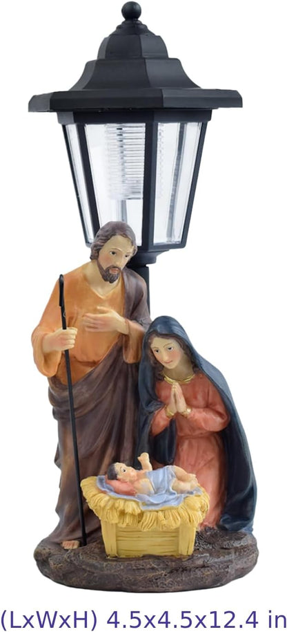 Nativity Garden Statue ✨⛪ | Outdoor Praying Figurine Decor 🌿🌙