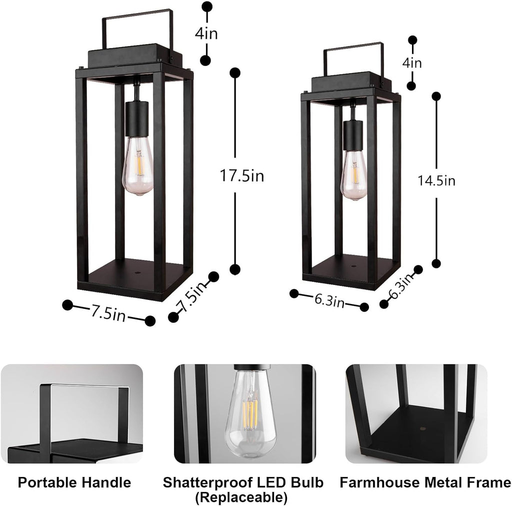 Solar Glow Lantern 🌙✨ Outdoor Waterproof Garden Light 🌿💡