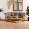 ☀️ Waterproof Seat & Back Cushions 🌿 Garden Furniture Comfort Set