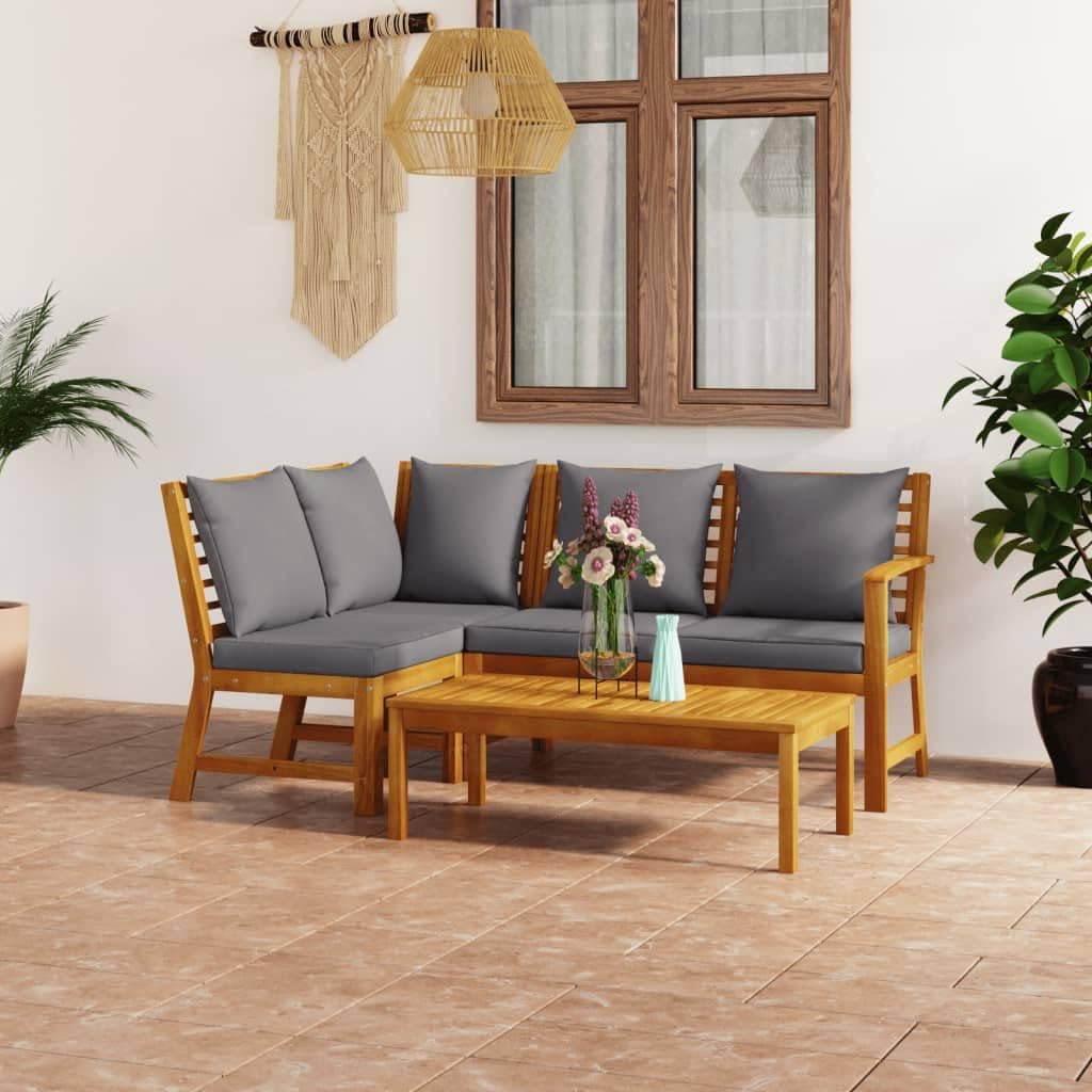 ☀️ Waterproof Seat & Back Cushions 🌿 Garden Furniture Comfort Set