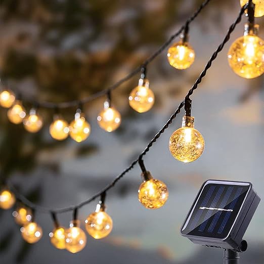 Crystal Garden Lights ✨💡 | Outdoor Waterproof Fairy Lanterns 🌙🌿