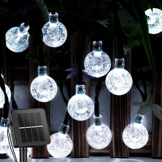 Crystal Garden Lights ✨💡 | Outdoor Waterproof Fairy Lanterns 🌙🌿