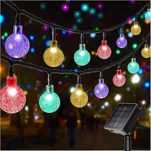 Crystal Garden Lights ✨💡 | Outdoor Waterproof Fairy Lanterns 🌙🌿