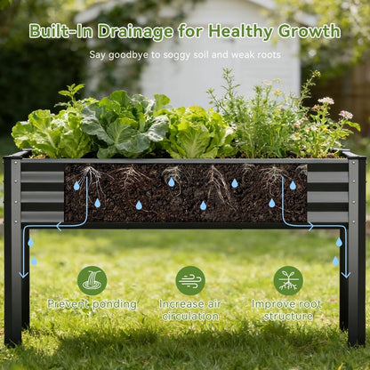 Metal Raised Garden Bed 🌱✨ | Galvanized Planter Box 🪴🏡