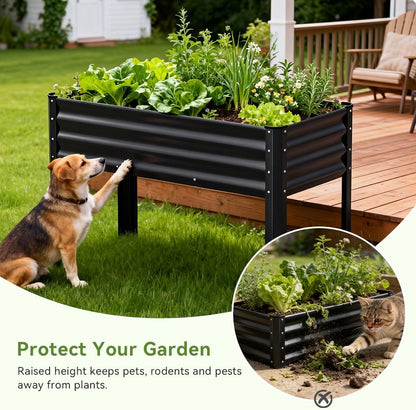 Metal Raised Garden Bed 🌱✨ | Galvanized Planter Box 🪴🏡
