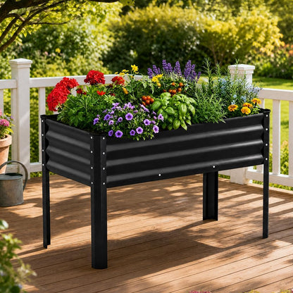 Metal Raised Garden Bed 🌱✨ | Galvanized Planter Box 🪴🏡
