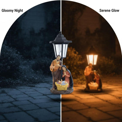 Nativity Garden Statue ✨⛪ | Outdoor Praying Figurine Decor 🌿🌙