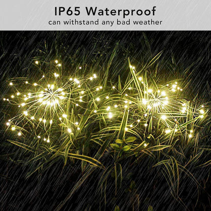 Firework Garden Lights 🎆✨ | Outdoor Twinkle LED Decor 💡🌙