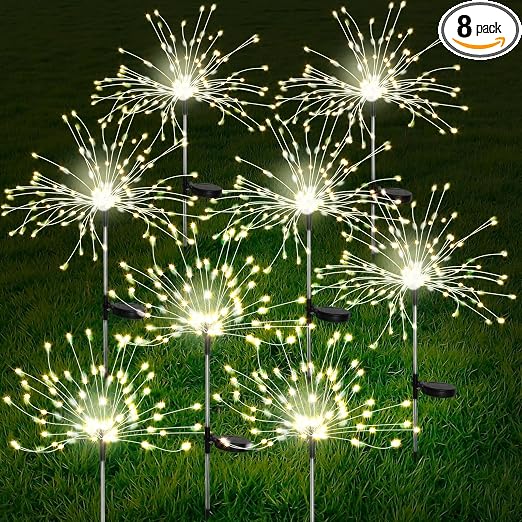 Firework Garden Lights 🎆✨ | Outdoor Twinkle LED Decor 💡🌙