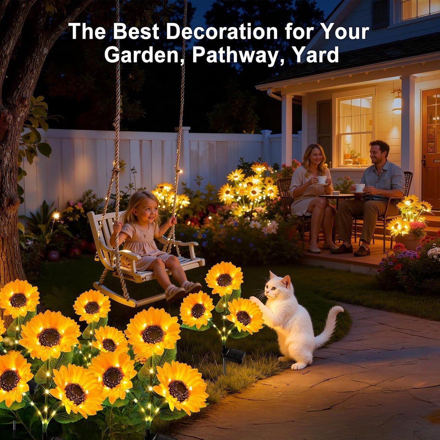 Solar Garden Lights 🌞✨ | Outdoor Decorative LED Glow 💡🌿