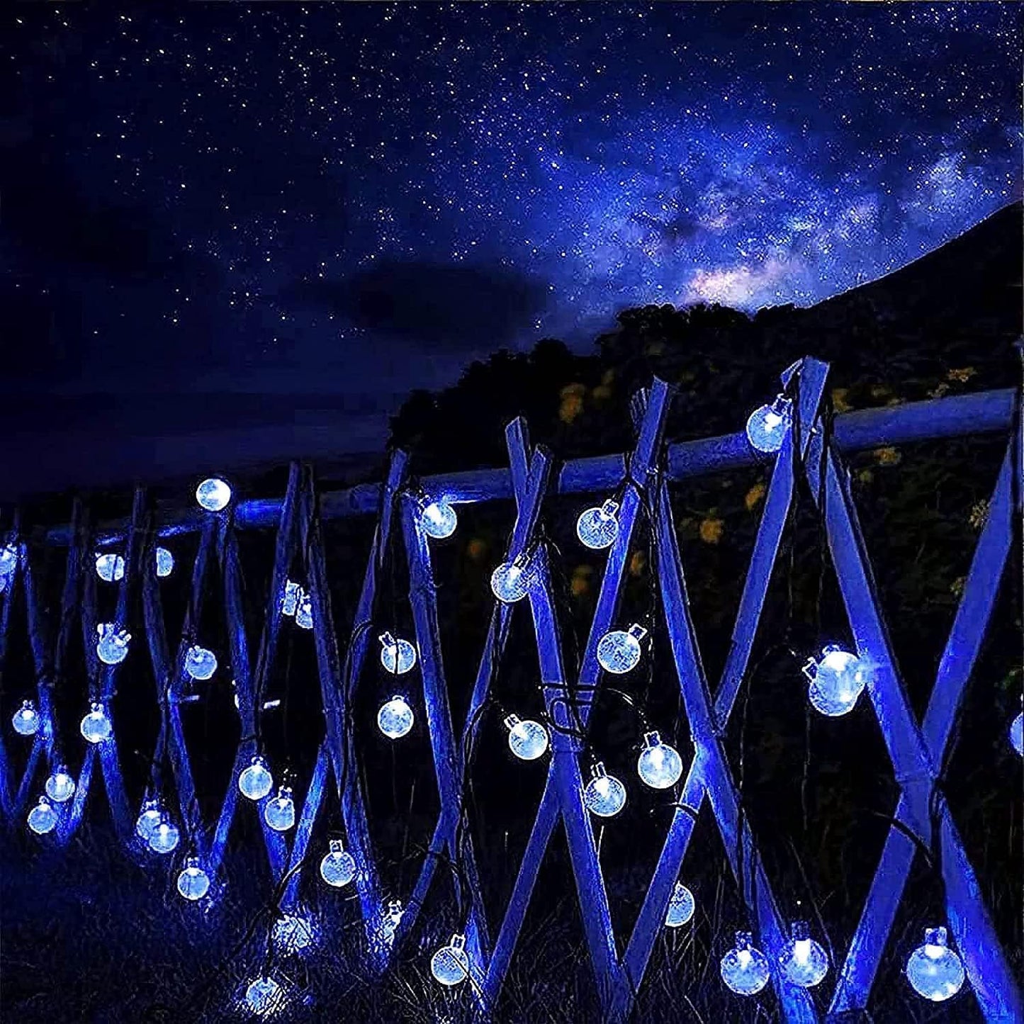 Crystal Garden Lights ✨💡 | Outdoor Waterproof Fairy Lanterns 🌙🌿