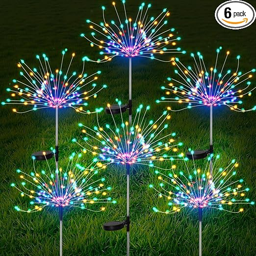 Firework Garden Lights 🎆✨ | Outdoor Twinkle LED Decor 💡🌙