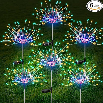 Firework Garden Lights 🎆✨ | Outdoor Twinkle LED Decor 💡🌙