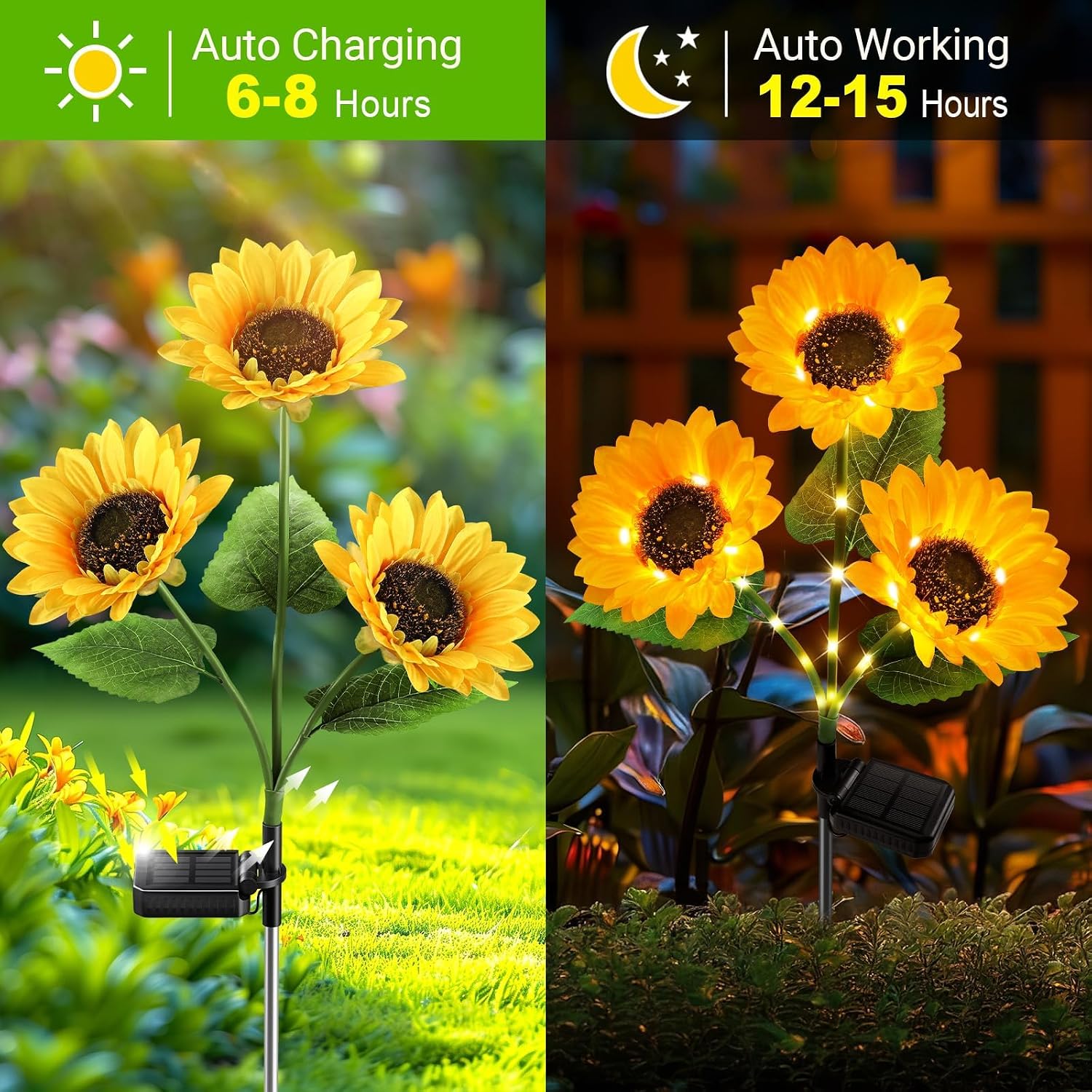 Solar Garden Lights 🌞✨ | Outdoor Decorative LED Glow 💡🌿