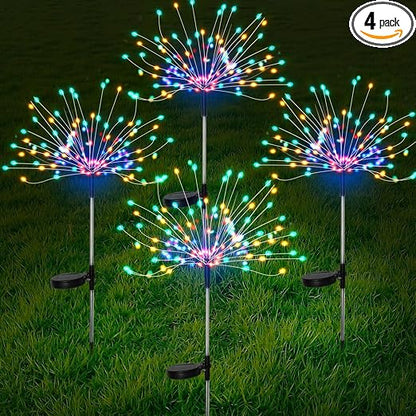 Firework Garden Lights 🎆✨ | Outdoor Twinkle LED Decor 💡🌙